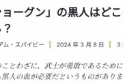 黒人「日本の諺に、武士が勇敢であるためには少しでも黒人の血が必要、という諺がある