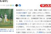 【悲報】 西武ドラ1小島大河さん、キャンプ初日から打撃フォームを指導されてしまうwwww