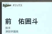 オリックス、ドラ4で津田学園の前投手指名！