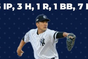 田中将大が5回7奪三振の好投で地区シリーズ2連勝に貢献（ヤンキースファンの反応）