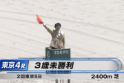 【土曜東京4R】スターターの帽子飛ばされマニア歓喜