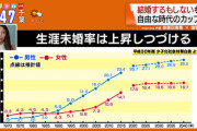 【悲報】生涯未婚率まもなく30％に突入、まじでやばい?