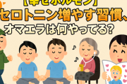 【幸せホルモン】セロトニン増やす習慣、オマエラは何やってる？