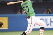 山田哲人(23).329 38本 100点 34盗塁OPS1.027WAR12.7←NPB史上最高の選手