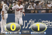 【プロアマ記念試合】NPB選抜、初回に広島・中村奨成の内野ゴロで1点先制