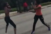 【動画】黒人女さん、路上でガチンコファイトｗｗｗｗｗ