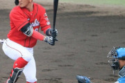 カープ矢野「ヒッチ」打法に挑戦　丸を研究で打撃アピール