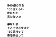 【朗報】大王製紙前会長「540億のうち106億溶かしたくらいでガタガタ抜かすな。貧乏人風情が」