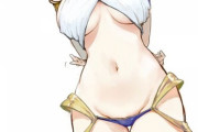 【FGO】水着のポルクスちゃんイラスト！！　水着姿もいいですね！！