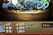 【パズドラ】水アテンはじまったな！！火力そこそこ、回復もそこそこ、軽減ループも