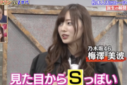 【乃木坂46】日テレ『ダウンタウンvsZ世代』突然“ドS”の例として梅澤美波が登場wwwwww