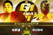 スペシャルシングルマッチ 矢野通vsBUSHI『G1 CLIMAX 31』 10.3愛知