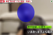 【悲報】 熱中症疑いの男性「今、ありますよね、電気の…」