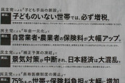 自民党「政権交代ダメ。日本を壊すな。」