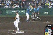 【阪神対日本ハム1回戦】日本ハム、2回1アウト二三塁からショートゴロフィルダースチョイスで三塁ランナーが生還、さらに送球が逸れている間に二塁ランナーが生還し2点先制！！！！！