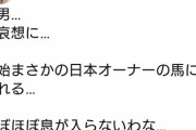 【ひっそりTwitter復活】藤田伸二氏　松島オーナー批判「和男…可哀想に…終始まさかの日本オーナーの馬に突かれる…気の毒に」
