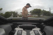 リアルGTA 盗んだアウディR8で走り出すってレベルじゃない暴走の一部始終をとらえた車載映像
