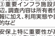 外資による土地買収、不適切利用に中止命令も　政府有識者会議の提言案判明