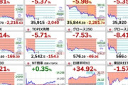 【悲報】日経平均株価､2216円下落 ブラックマンデー以来2位の下げ幅