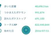 【ポケモンGO】今歩いた距離が30000キロ超えてる人はポケGO配信から毎日10キロ歩いたの？