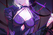 【FGO】黒王様イラスト！！　黒ドレスの黒王様素敵です！！