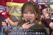 【元SKE4】山田樹奈逮捕でAKB48G全体が反社認定される危険性