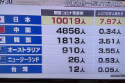 【画像】新型コロナ死者数、台湾すごいなこれ・・・