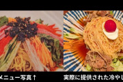 メニュー写真と違い過ぎる「冷やし中華」、困惑する客に店員は「同じです」　作り直し要求できないの？ [9/22]