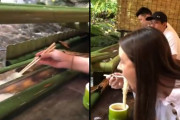 日本の流しそうめん店、外国人に特殊な食べ方だと驚かれる…