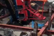 【動画】 福岡市の工事現場でクレーンが倒れ落下　運転の男性が意識不明で搬送