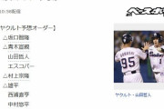 ヤクルトスワローズ、とんでもない開幕オーダーを予想される