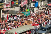 ミャンマーで数十万人がデモ　国軍への抗議7日目、最大規模