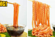 【朗報】シンガポールさん、なんとサーモンの刺身をつけ麺にしてしまう （※画像あり）