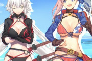 【FGO】水着邪ンヌ＆水着武蔵ちゃん！！　「私たち、けっこー似てない？」