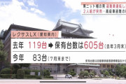 【悲報】レクサスLX（1000万円以上）を盗まれた男性、ドアにしがみつくも振り落とされ逃げられてしまう
