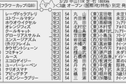 【枠順確定】3/20(土) 第35回 フラワーカップ(GⅢ)
