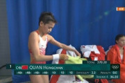 【悲報】中国の14歳飛び込み金メダリスト、母国語も聞き取れない「飛び込み機械」かと話題に