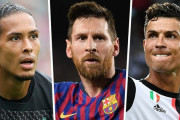 UEFA年間最優秀選手賞候補上位3選手が発表…メッシ、C・ロナウド、そしてファン・ダイク