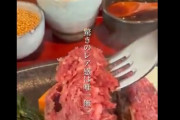 【動画】銀座の飲食店のレアハンバーグ、かなり攻めてるｗｗｗｗｗ