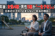 20年後には「女性4割・男性5割が一生子なし」の社会に…日本の少子化が止まらない“本当の理由”