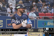 西武ジャンセン、走者一掃の３点タイムリー！