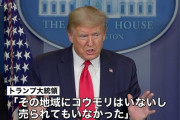 【ｗ】中国 「コロナウイルス発生は武漢のコウモリ生食グルメが原因」トランプ大統領「嘘つけ」