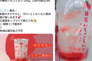 セブンイレブンの｢イチゴ果肉がたくさん入ってる様に見せるカップ｣が詐欺だと話題に