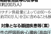 コロナワクチン接種の優先順位、方針固まる　厚労省