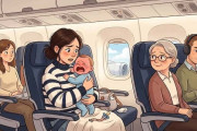 「赤ちゃんを飛行機へ連れてくるのはやめて」約60％の人が「機内で子どもに快適さを損なわれた」と回答。周囲への気遣いをめぐり議論に