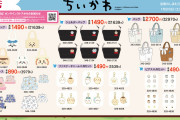 「ちいかわ×しまむら」通販で受注販売も！バッグなどがラインナップ「安心して買えるわ」
