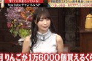 鈴木優香さん、YouTube月収益320万円をテレ東で公表
