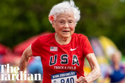 【動画】105歳の米女性陸上選手ホーキンスさん、100m走の世界記録を樹立
