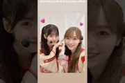 石森璃花 守屋麗奈 音楽の日さんありがとうございました！！Instagram 櫻坂46