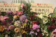 【日向坂46】何かが始まる！？「スモールワールズ東京」に日向坂＆乃木坂から祝花が届いてる件